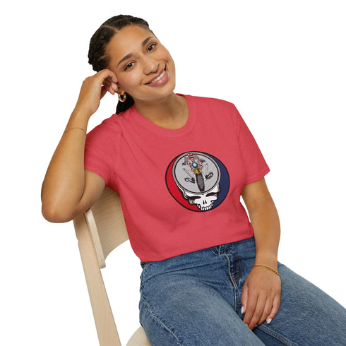 Grateful Dead - Psychle Sam Stealie Grateful Dead T-Shirt - StealieShop